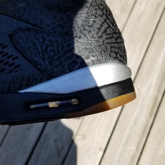 SOLD.....Jordan 3lab5 Black/ Metallic size 11 men - Picture 3 of 6